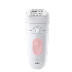 Experience Smooth Skin with Braun Silk-pil 5 5-000 Epilator - Pink & White - Effortless Hair Removal!